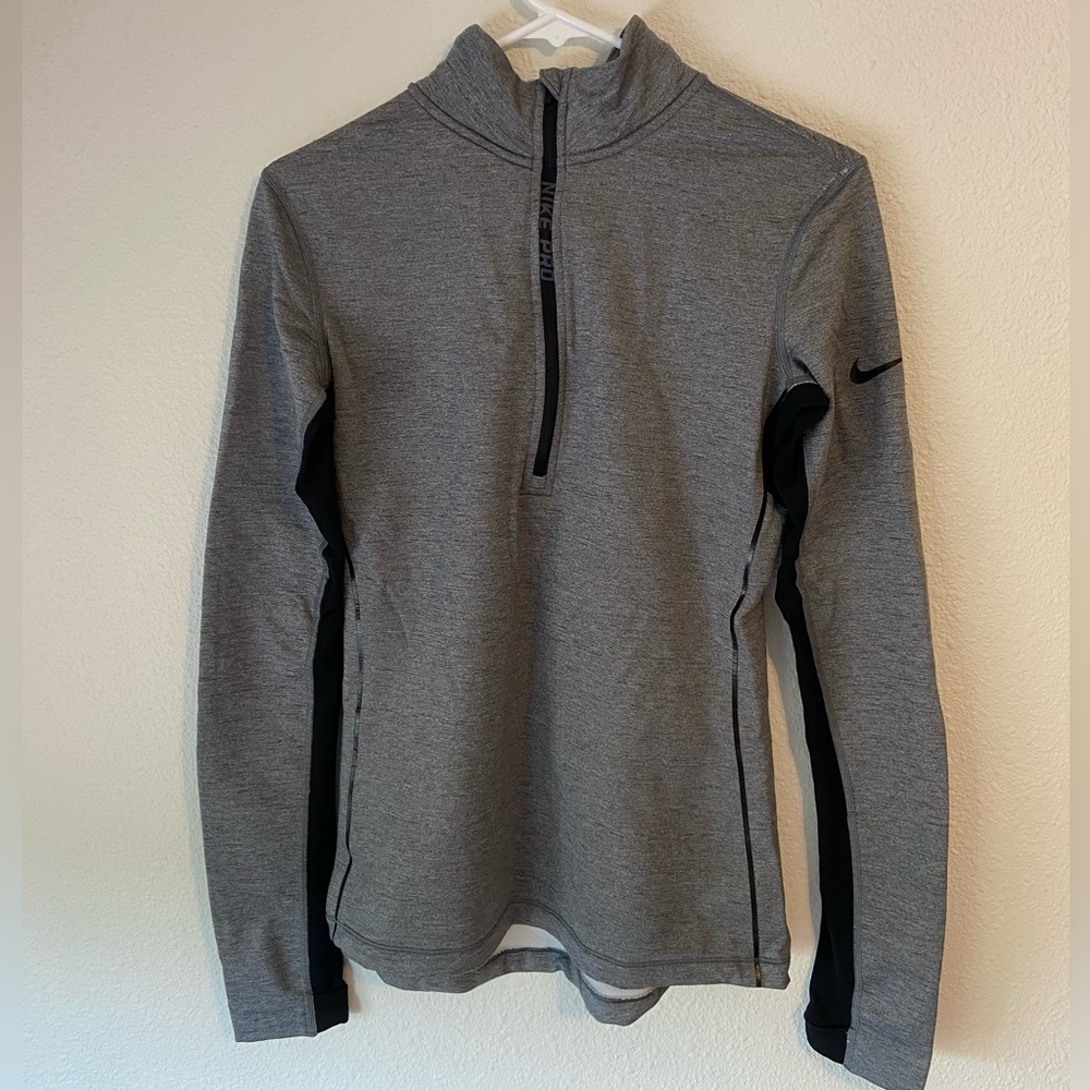 half zip. size - medium
